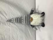 Gnomo de tela azul 20,5x20h45 cm