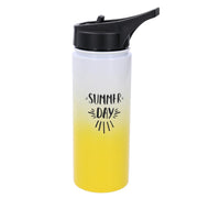 Termo acero amarillo redondo 0,5L cm5,5x11h23