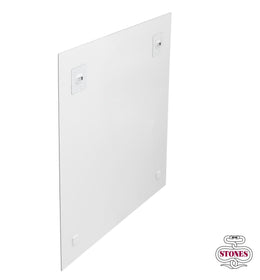 Cuadro de vidrio 70x70 cm con lienzo multicolor