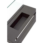 Caminetto decorativo a bioetanol negro 355 x 180 x 205 mm