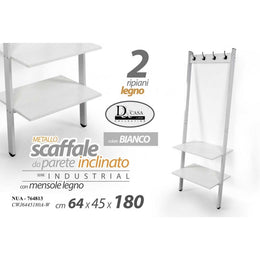 Black -White BraceFiner Industrial Wall inclinado 64 x 45 x 180 H CM