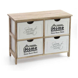 4 cajones de cajones 67 x 28 x 47 H CM