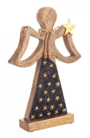 4x Mesa de Madera Natural Angelo Bernarld