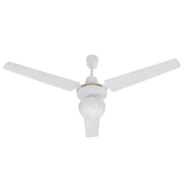 Ventilador de techo de tres cuchillas con metal con diámetro de luz de 120 cm White 70W