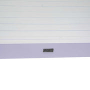 Mesa de jardín extensible de aluminio blanco cm 90 x 210-280 xh 73