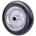 Rueda Goma Negra 112 Avo Disco Acero + Rodamientos D.Mm 150X40