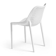 Silla polipropileno blanco BILROS 60x50x h82 cm