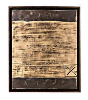 Óleo sobre lienzo multicolor y bastidor de madera 100x120 cm