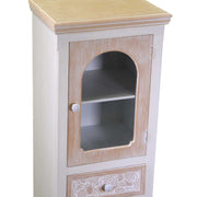 Botellero de madera de 4 plazas con porta corcho bistró rectangular cm38x25h8