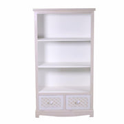 Librería Lubeck 3 estantes y 2 cajones cm72x37xh130