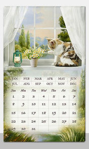 Panel led con calendario rectangular blanco cm30x50x1,8