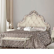 Recipiente relleno de peluche de cama doble barroque 175x202xh.175 cm