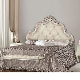 Recipiente relleno de peluche de cama doble barroque 175x202xh.175 cm