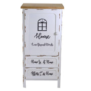 Cómoda Breslavia 1 puerta y 2 cajones cm50x38xh100