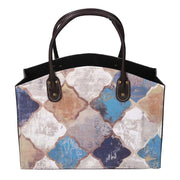 Revistero rectangular ecopiel azul marruecos cm33,5x15,5h25,5