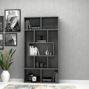 Librería Face gris cemento 90x30x170H cm.