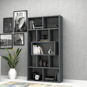 Librería Face gris cemento 90x30x170H cm.