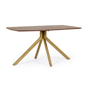 Mesa de madera estilo vintage para 6 personas 150x90