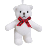 Figura de plástico de oso con multitud de brillantina 4 unidades L 7.5 x A 5.5 x H 6.2 cm