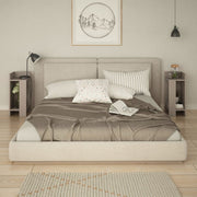 Conjunto de 2 mesitas de noche Elos color light mocha 25x25x60 cm