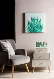 Sillón de salón vintage en terciopelo gris ADELINE 60x67x h79 cm