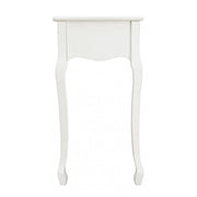 Consola en MDF con dos cajones Bianca CLORINNE 90x40x h78 cm