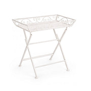 Mesa de centro clásica rectangular de metal Emily