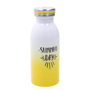 Termo acero amarillo redondo 0,3L cm6,8x4,8h17,9