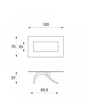Mesa de centro 120 x 60 - Transparente - Xenon
