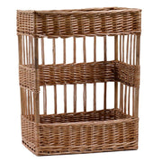 Cesta expositora mimbre rectangular cm38x28h48 - base cm36x26