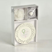 Vela Venus sweet tiq c/platillo rosa cm26x17h4,5 - 8 horas