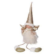 Ángel sentado en tela dorada cm24x13h70