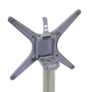 Base de mesa plegable en aluminio gris 52x52h72 cm