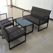 Sala de estar Oregon en ratán polivinílico de piezas