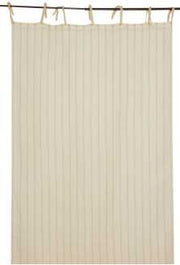 Cortina arena con lineas rojas cu-2009 cm. 140x260