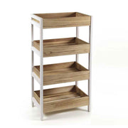 46x30xh. 80 cm contenedor 4 estantes