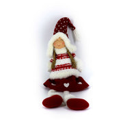 Niña tela roja cm16x6h55