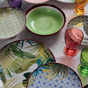 Vajilla de 18 piezas New Jungle Porcelana multicolor

