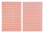 Alfombra Tirrenia Rojo-Blanco 120X180