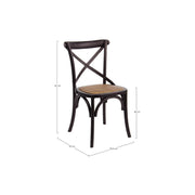 Silla Cross Retro Olmo Negro