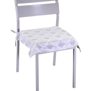 Cojín brocado venecia blanco cm40x40h4