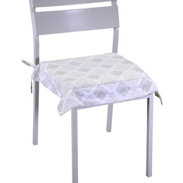 Cojín brocado venecia blanco cm40x40h4