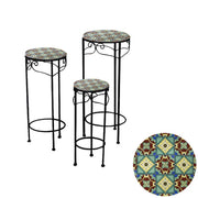 Columna de mosaico de metal Messina