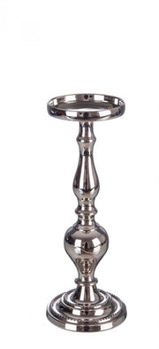 Candelabro Darika 1 Fuego Plata Alt.32
