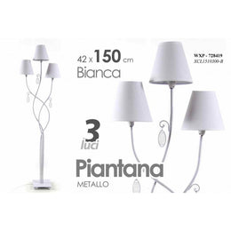 Lámpara de mal estado de planta baja 3 luces CM White 150 Metal