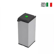 Mobile Pattumiera Raccolta Differenziata con Doppia Apertura - 80/110 lt - 34x39,5x85 cm