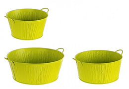 4x Set3 C.Bark Florero C-Handle A Verde