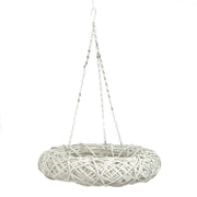 Corona colgante blanca cmø50h12