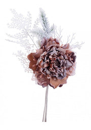 Cuadro de 10x Pick Peonia Ginny Marrone Innevato