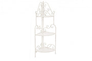 Mueble esquinero clásico Emily con 3 baldas